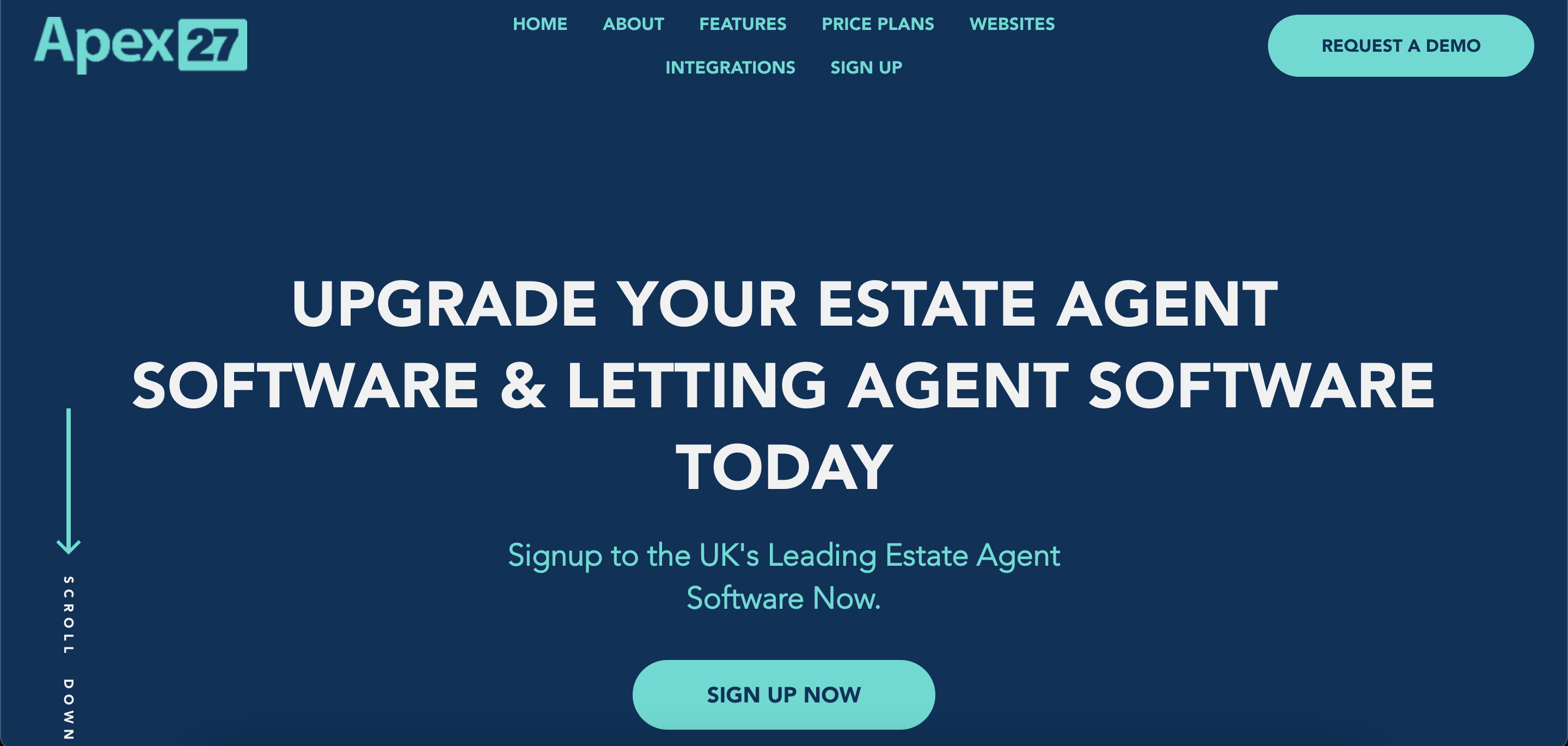 Apex27 homepage